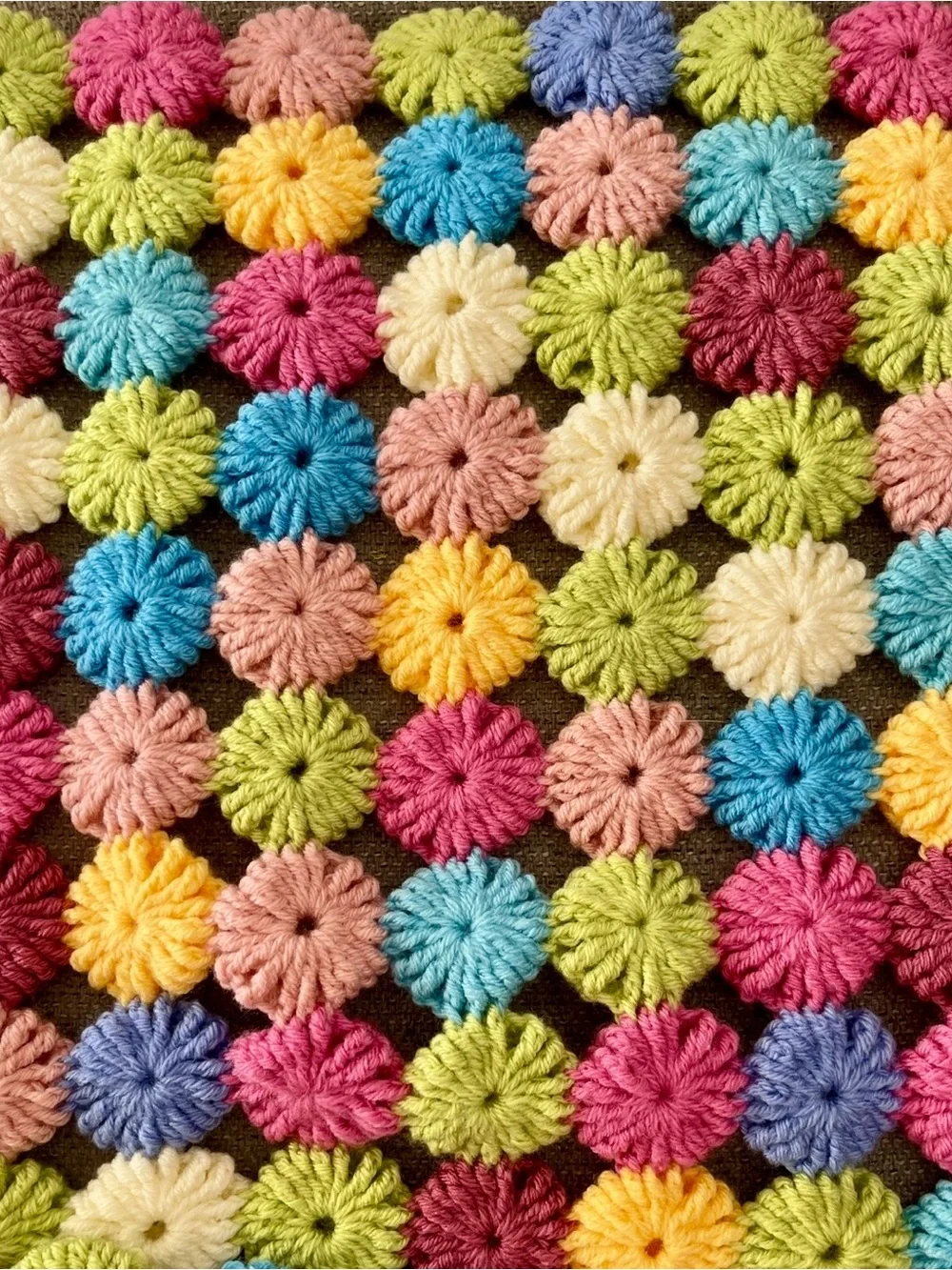 Handmade soft throw